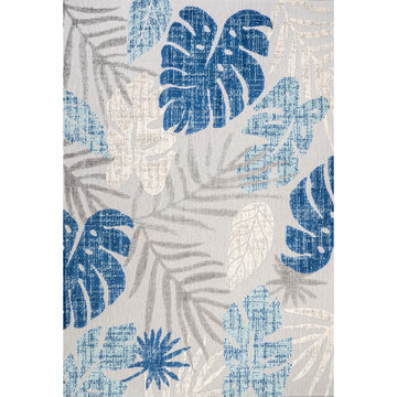 Monstera Tropical Leaf High-low Indoor/outdoor Area Rug